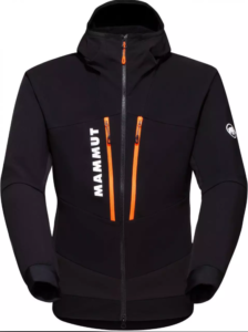 MAMMUT Pán. softshell bunda s kapucňou