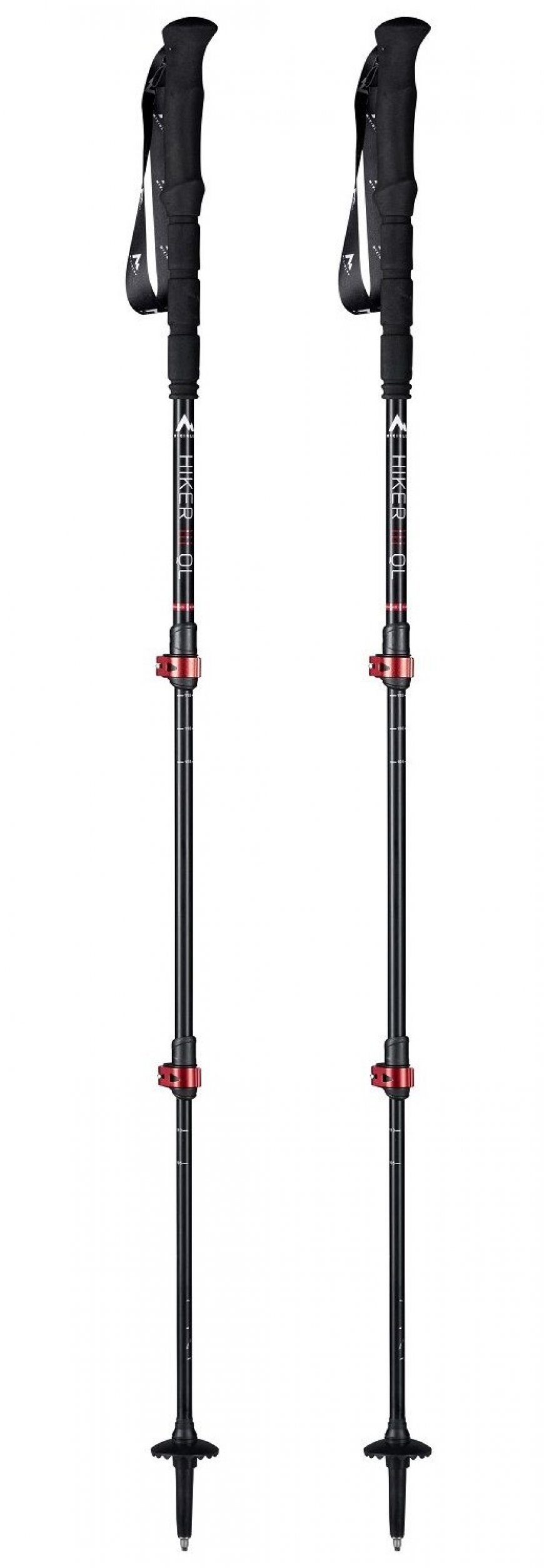 McKinley Hiker III Alu Poles Farba: čierna