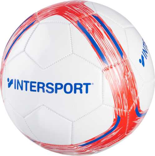 Mini futbalová lopta INTERSPORT Fußball Farba: Bielo - Červená