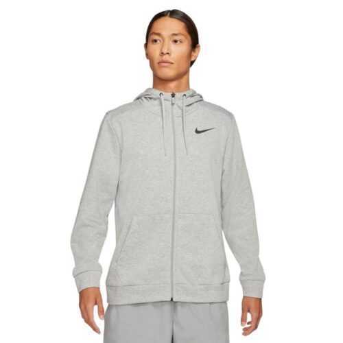 NIKE pánska športová bunda NK DRY HOODIE FZ FL Farba: Šedá