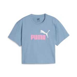 PUMA Girls Logo Die. tričko Cropped Tee Farba: Modrá