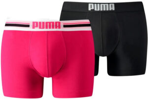 PUMA Pán. boxerkové šortky Placed Logo B Farba: Fuchsia