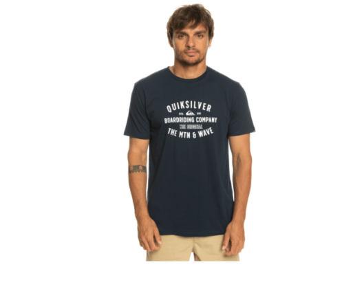 QUIKSILVER Pán. tričko Surf Lock up SS Farba: Navy