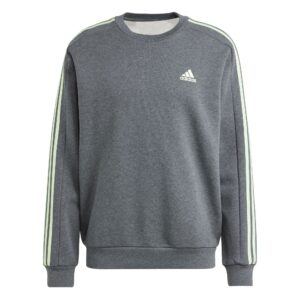 adidas M 3S FL Pán. mikina SWT Farba: Šedá